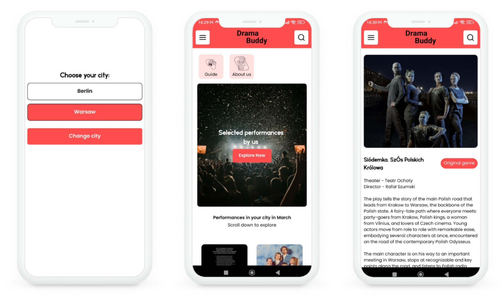 Theatre Review Platform – Drama Buddy