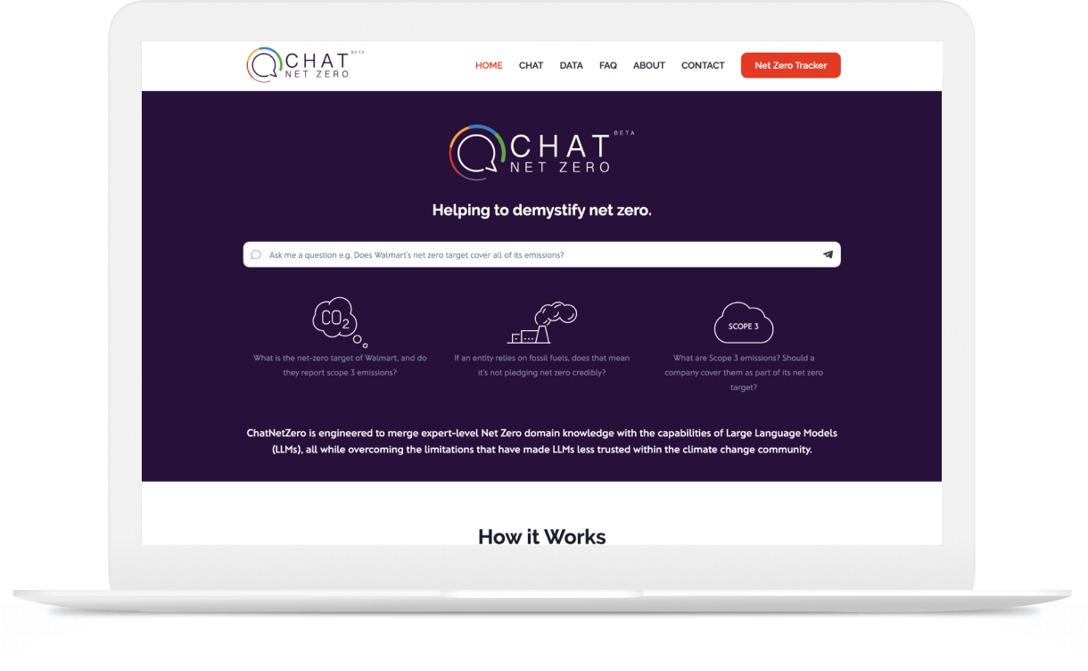 ChatNetZero – AI-Powered Climate Transparency Assistant